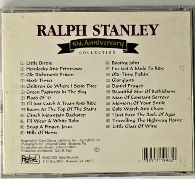 Ralph Stanley Signed CD “50th Anniversary Collection” Auto JSA COA CF17207, image 5