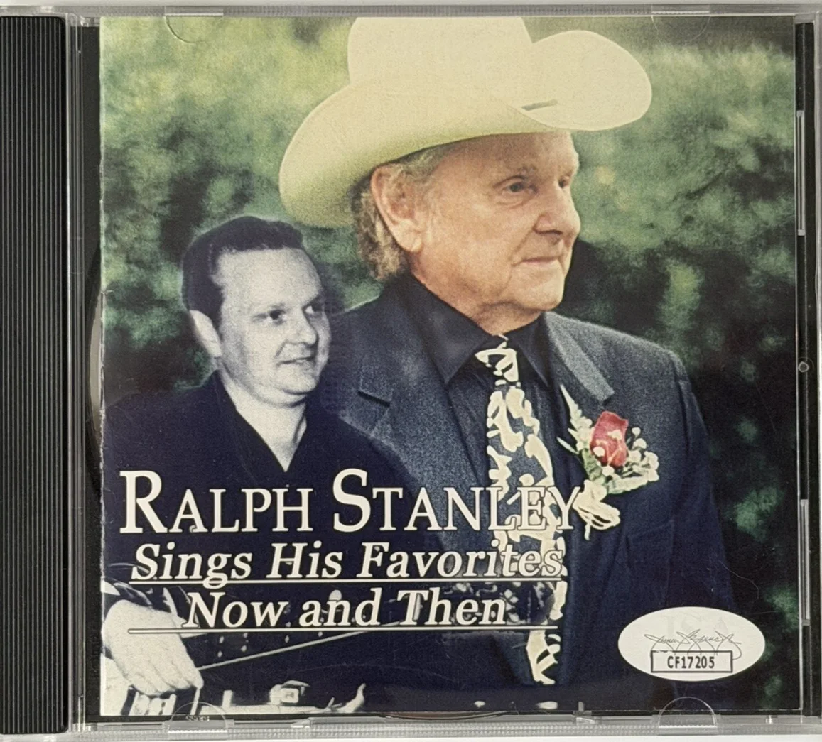 Ralph Stanley Signed CD “Sings His Favorites Now and Then” Autographed JSA COA, image 2