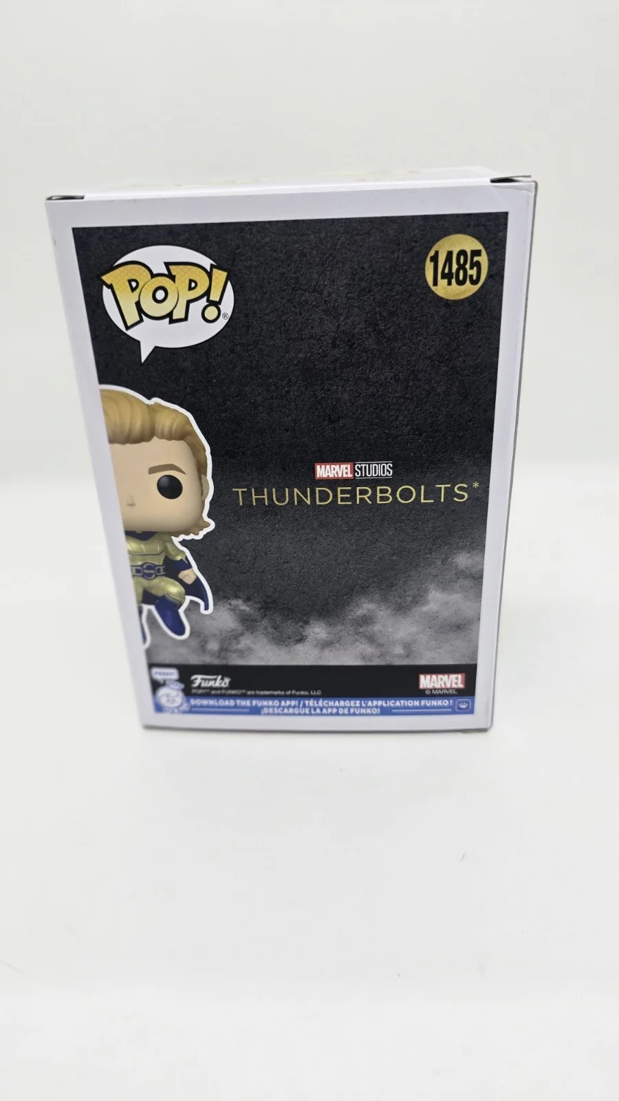 louis pullman — Lewis Pullman Signed Marvel Thunderbolts Sentry Funko Pop #1485 SWAU #2, image 3