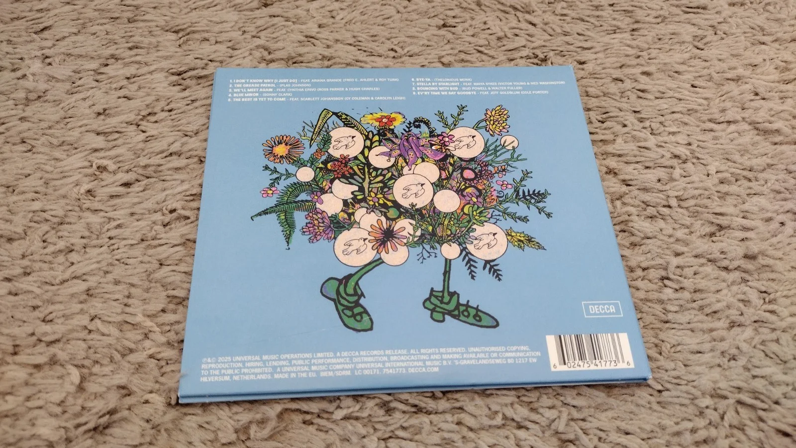 Jeff Goldblum Jurassic Park - Still Blooming Signed CD 2025 Exclusive, изображение 2