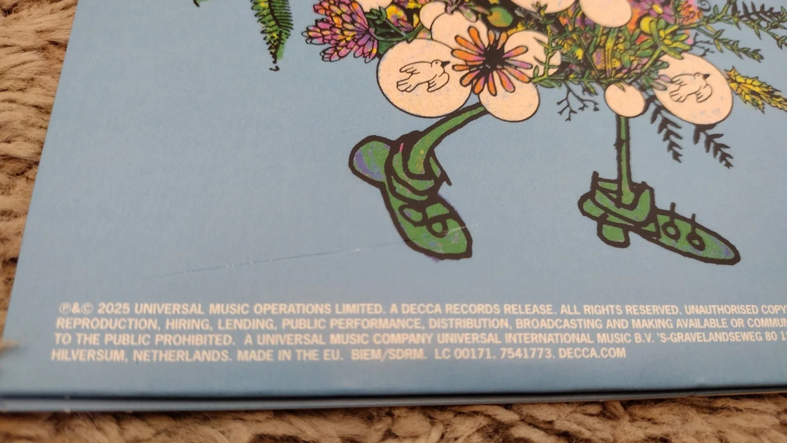 Jeff Goldblum Jurassic Park - Still Blooming Signed CD 2025 Exclusive, изображение 3
