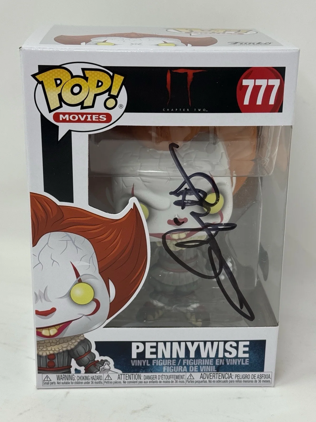 Andy Muschietti — Andy Muschietti Signed Pennywise It Chapter Two Funko Pop Autograph Beckett COA, изображение 2