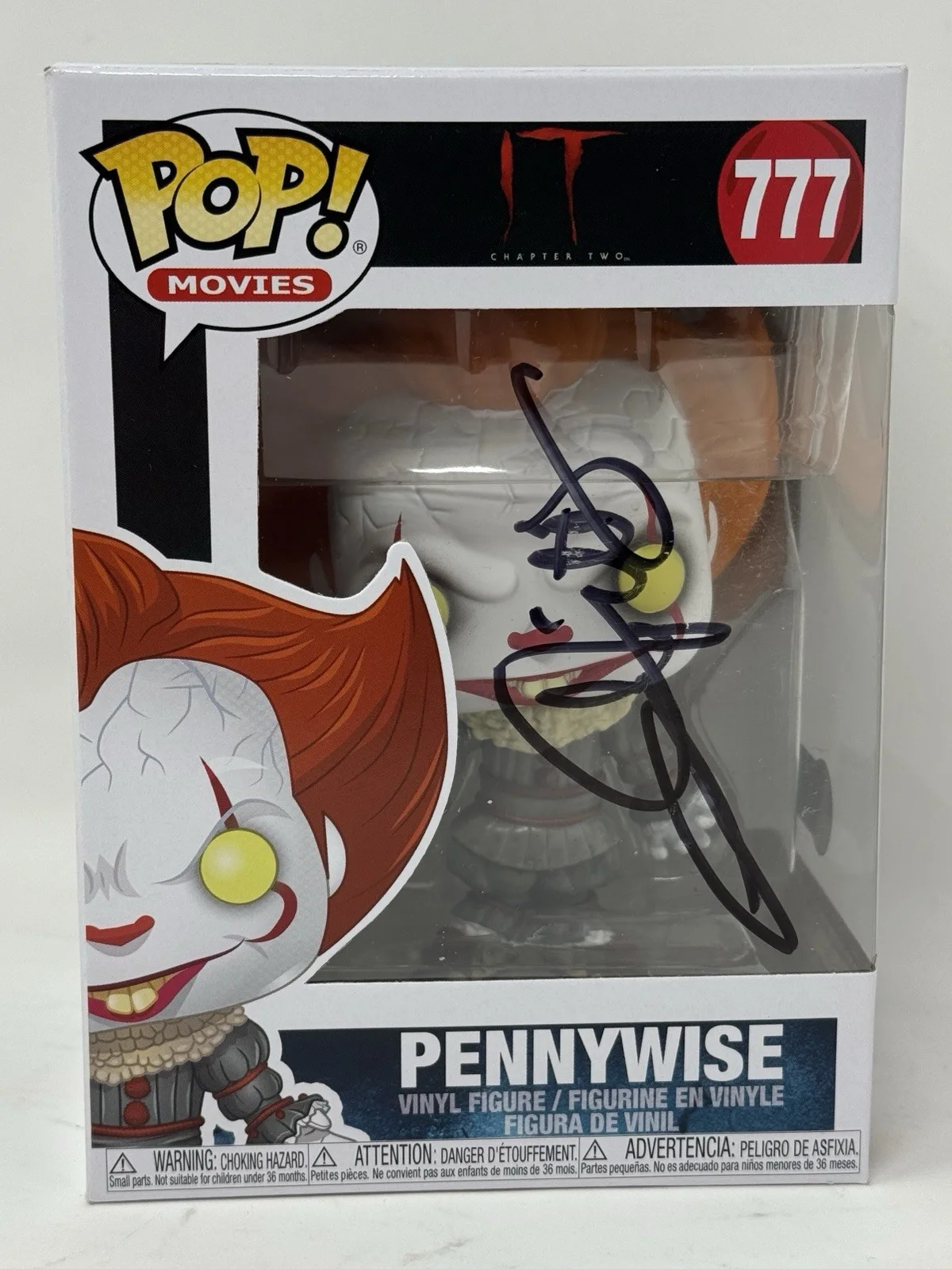 Andy Muschietti — Andy Muschietti Signed Pennywise It Chapter Two Funko Pop Autograph Beckett COA, изображение 3