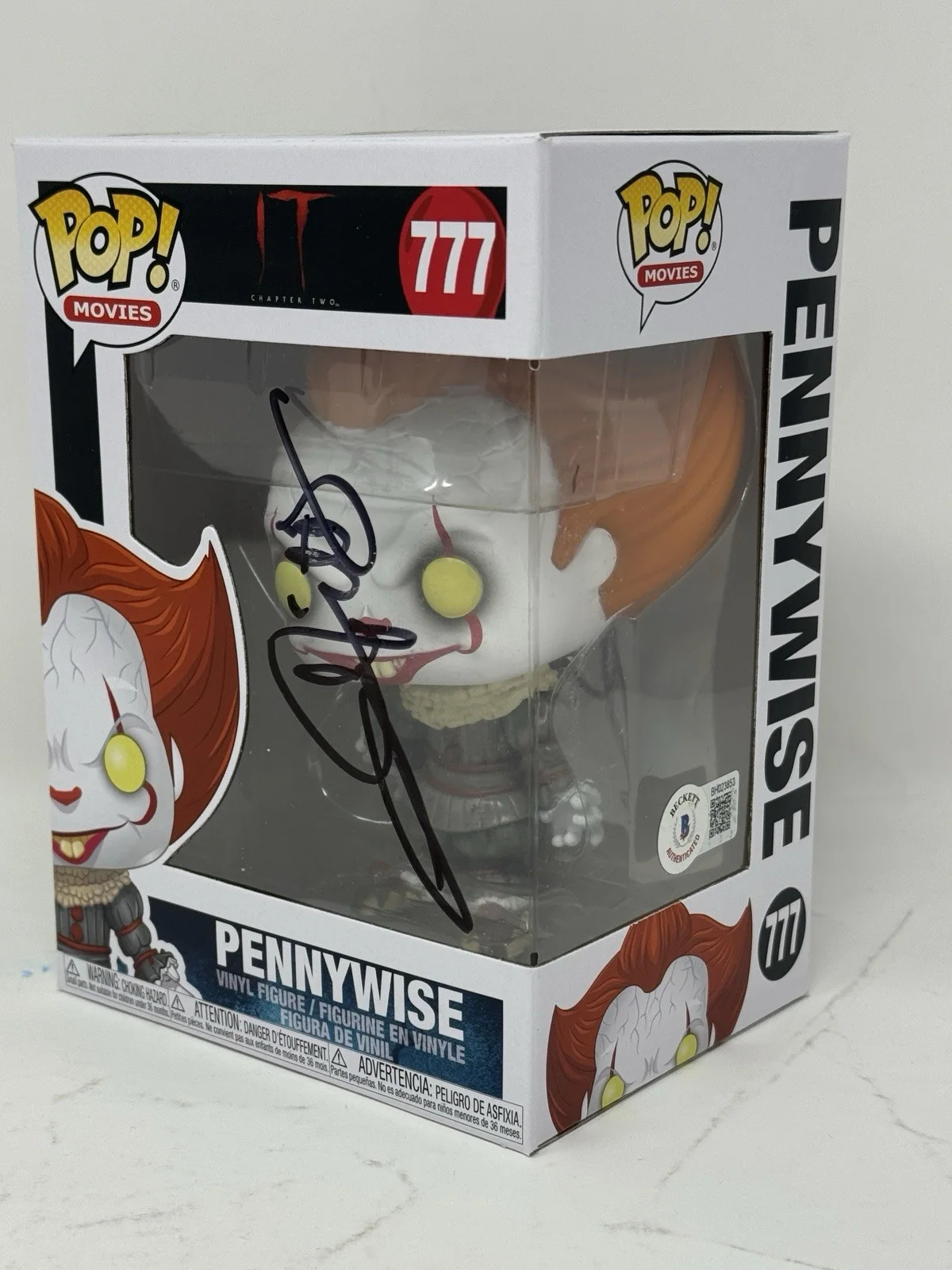 Andy Muschietti — Andy Muschietti Signed Pennywise It Chapter Two Funko Pop Autograph Beckett COA, изображение 5