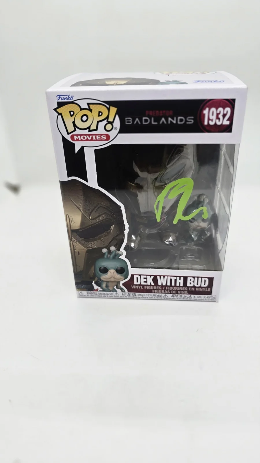 Dimitrius Schuster-Koloamatangi — Dimitrius Schuster-Koloamata Signed Predator Badlands Dek Funko Pop #1932 SWAU