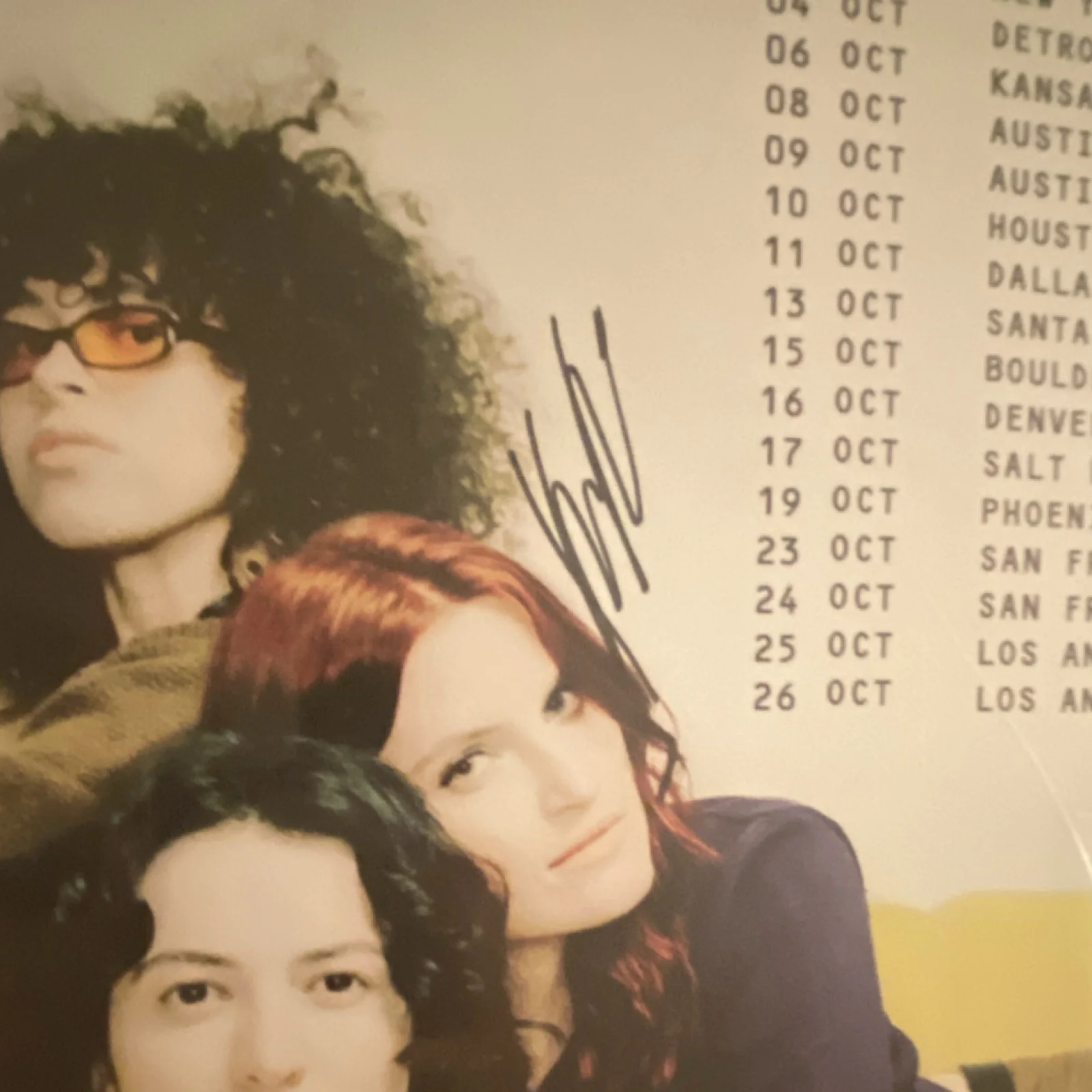 MUNA North American Tour 2022 Autographed Poster - The Wiltern 10/25-26/22, изображение 5