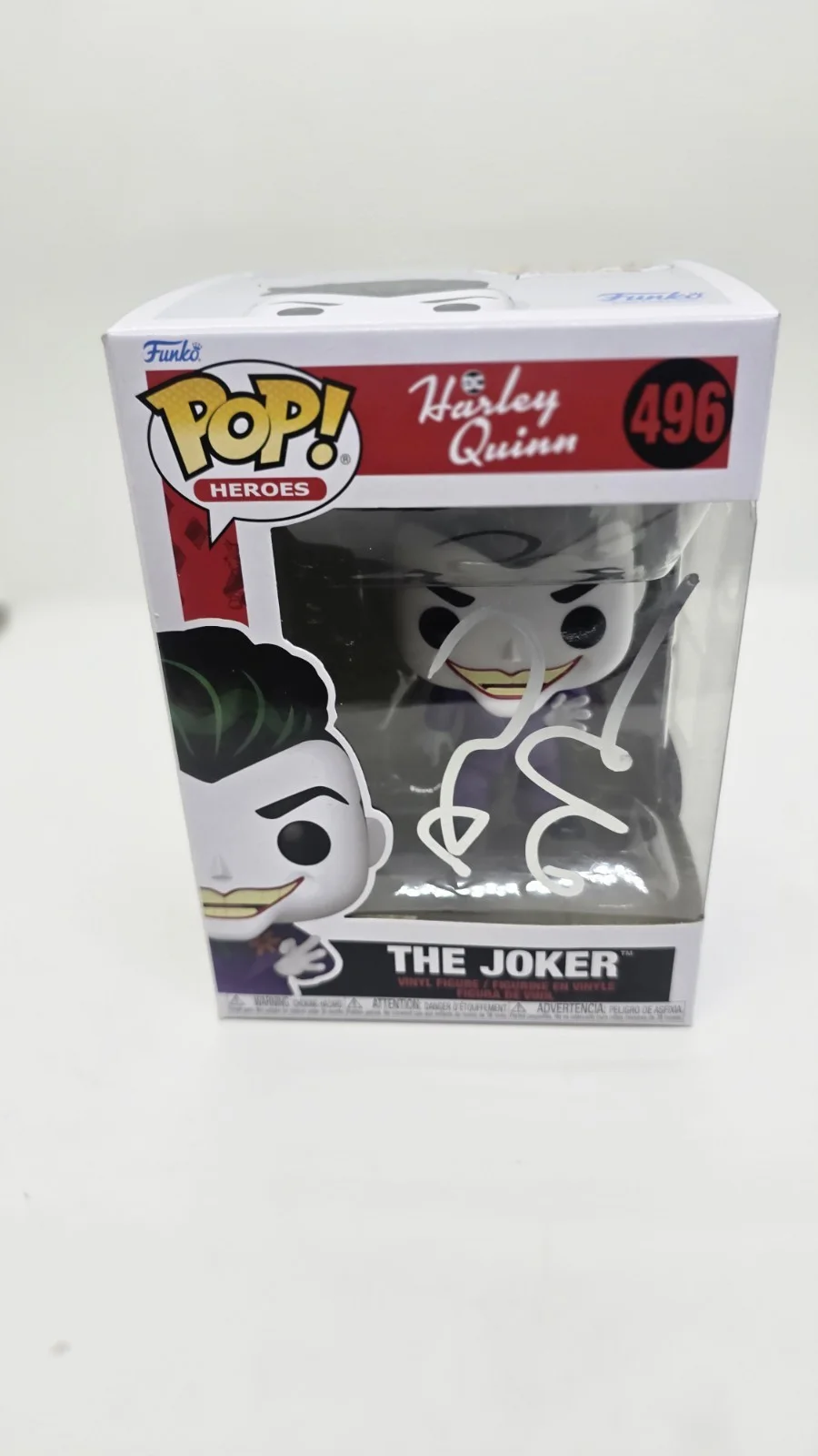 alan tudyk — Alan Tudyk Signed Harley Quinn The Joker Funko Pop #496 SWAU
