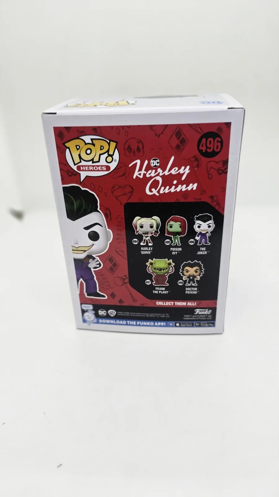 alan tudyk — Alan Tudyk Signed Harley Quinn The Joker Funko Pop #496 SWAU, изображение 3