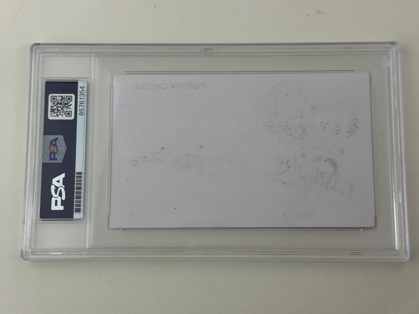 Tommy Chong — Tommy Chong Up In Smoke Custom Index Card Signed Autographed PSA DNA Certified, image 2