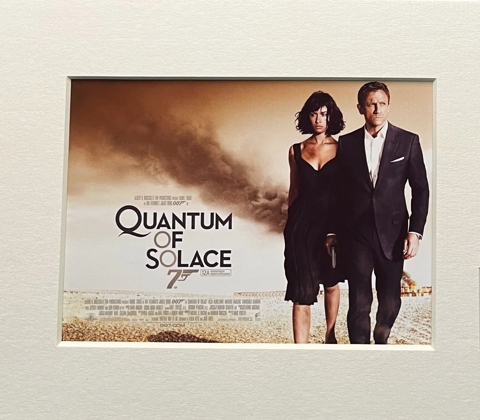 JAMES BOND. QUANTUM OF SOLACE. . 35mm Film Cell Mounted Display, изображение 2