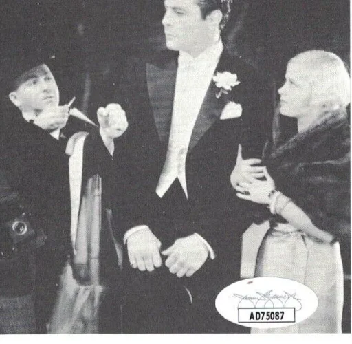 Mary Carlisle — MARY CARLISLE JSA Autographed Photo w/The Three 3 Stooges FREE SHIPPING! not PSA, изображение 3