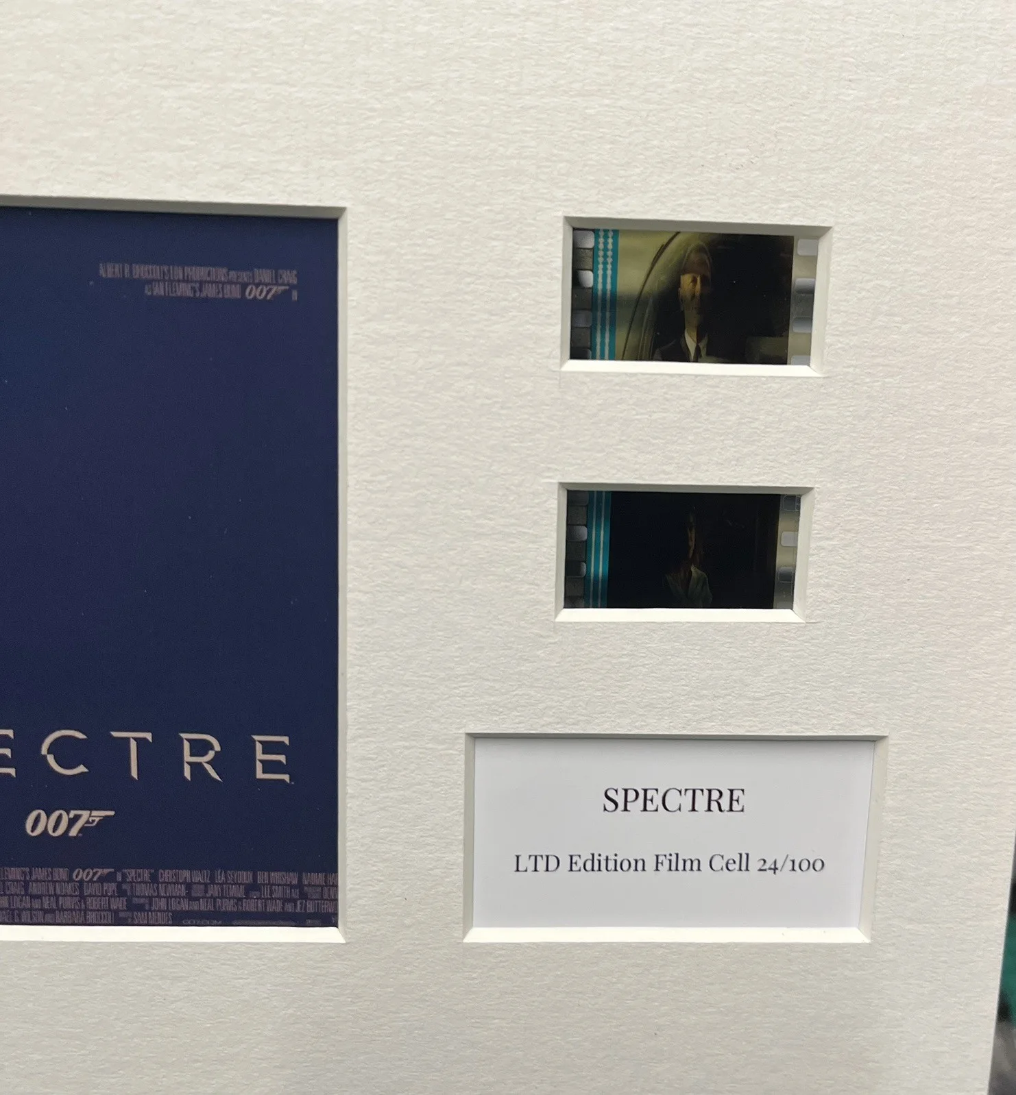 JAMES BOND. SPECTRE. 35mm Film Cell Mounted Display, изображение 3