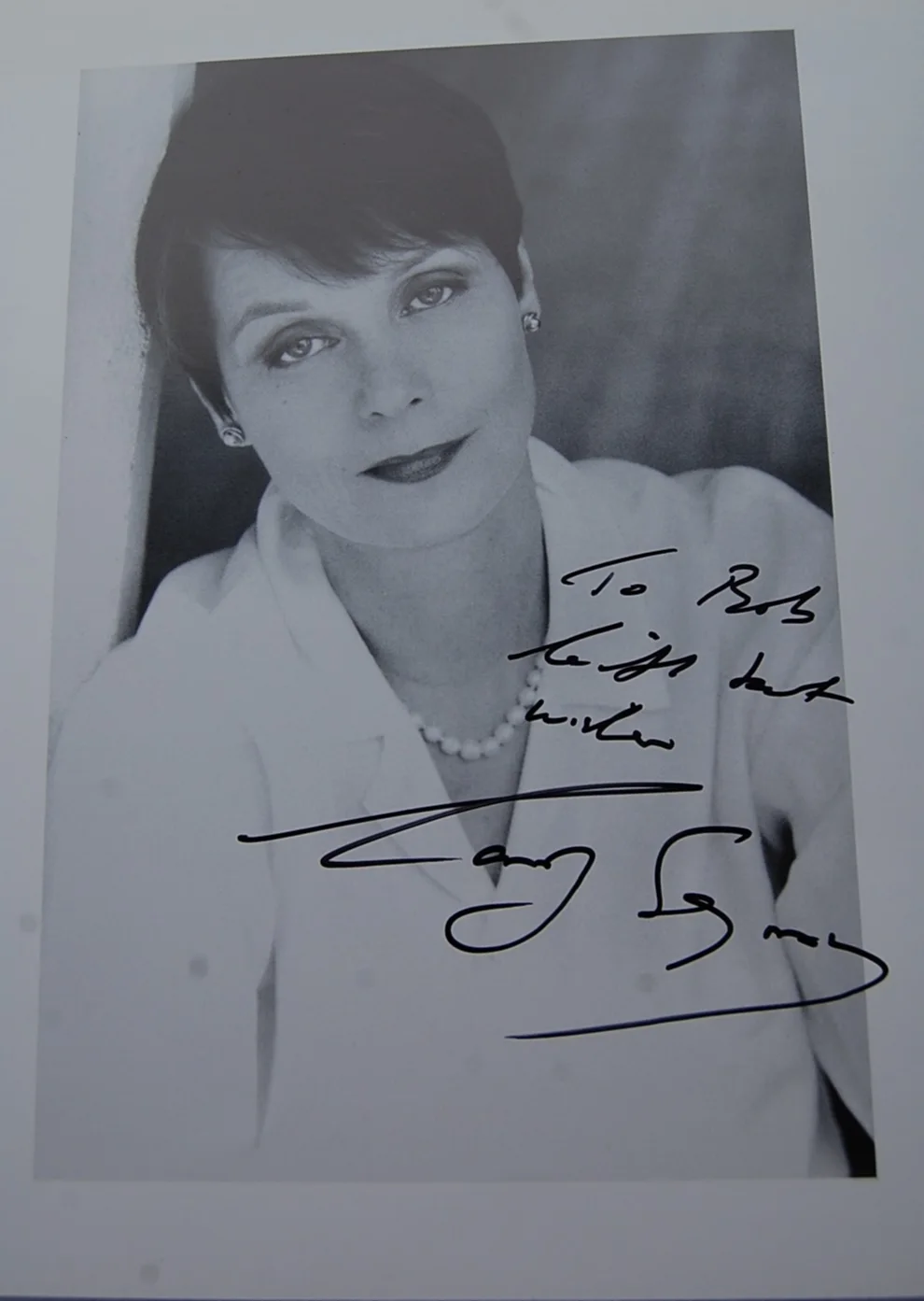Gates McFadden — Star Trek Next Generation Carolyn Seymour - IN PERSON signed 8x10 photo, image 2
