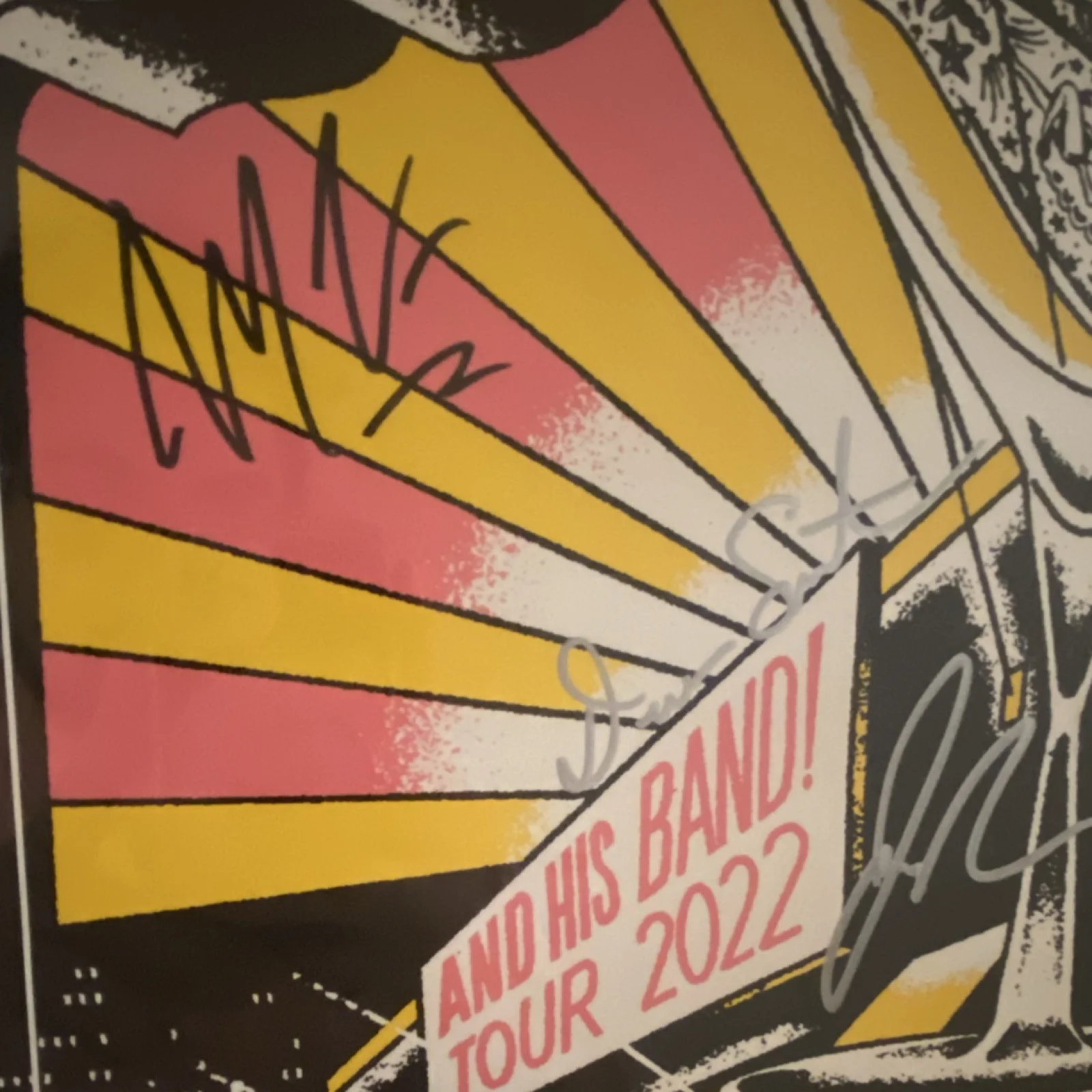 Marcus King Band Tour 2022 Original Autographed Poster - Wiltern Theatre 10/7/22, image 3