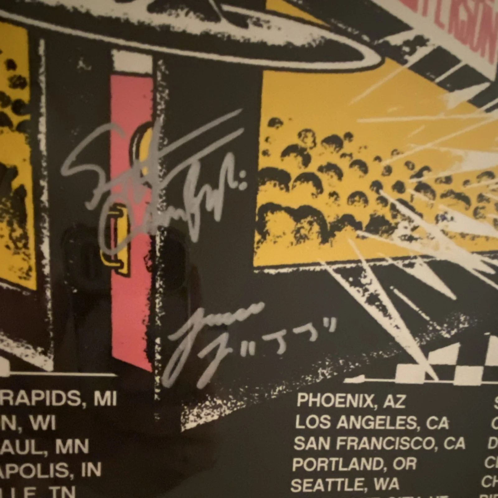 Marcus King Band Tour 2022 Original Autographed Poster - Wiltern Theatre 10/7/22, image 5
