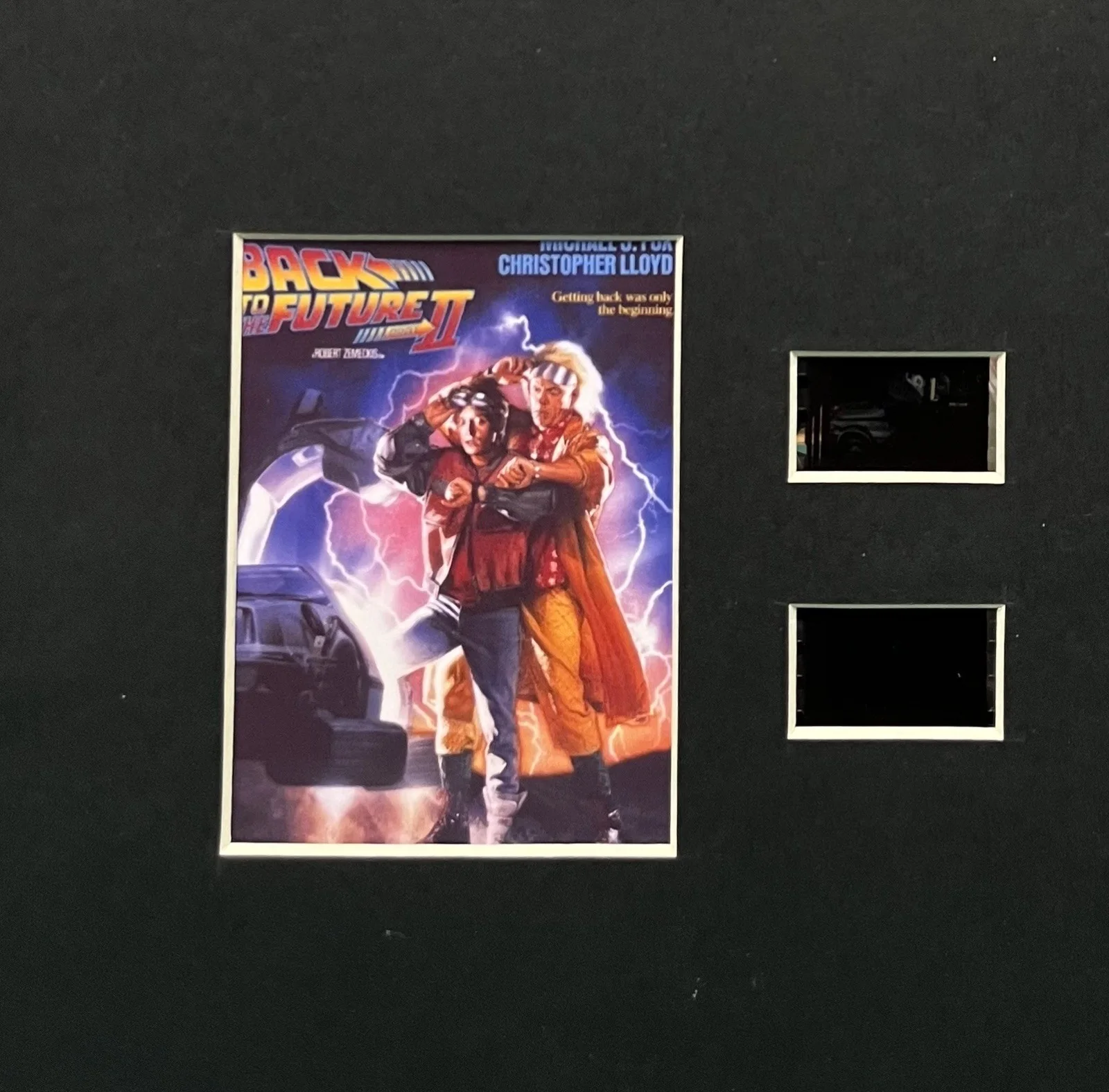 BACK TO THE FUTURE. 2. . 35mm Film Cell Mounted Display, image 2