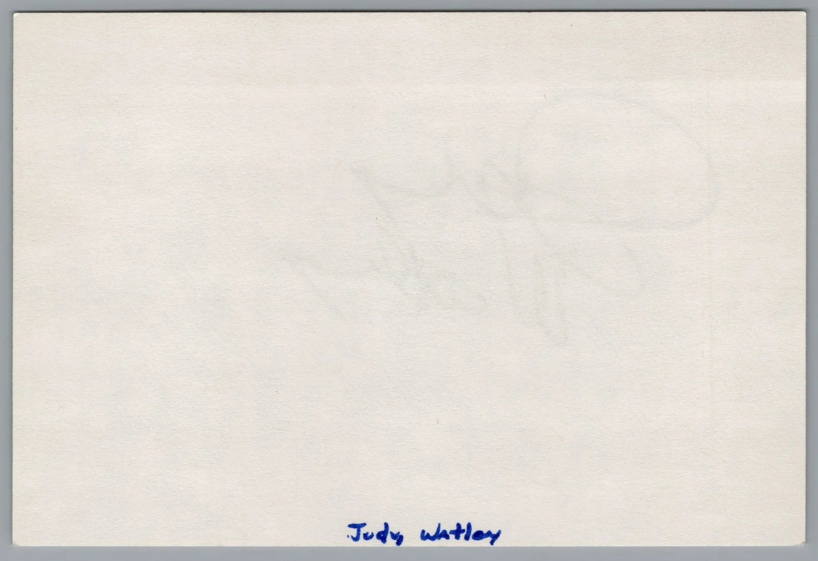 Jody Watley — Jody Watley Signed 4x6 Index Card Autographed, image 2