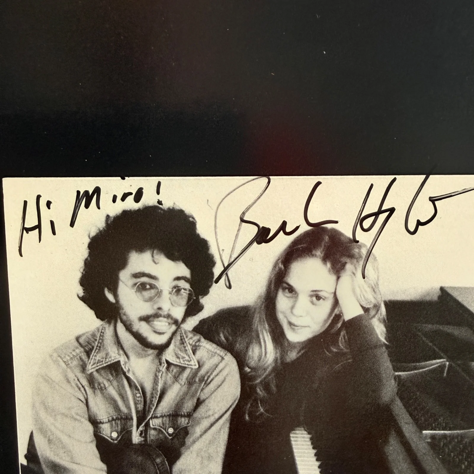 AUTOGRAPHED- DAROL ANGER / BARBARA HIGBIE "Tideline" by Barbara on back cover NM, изображение 2