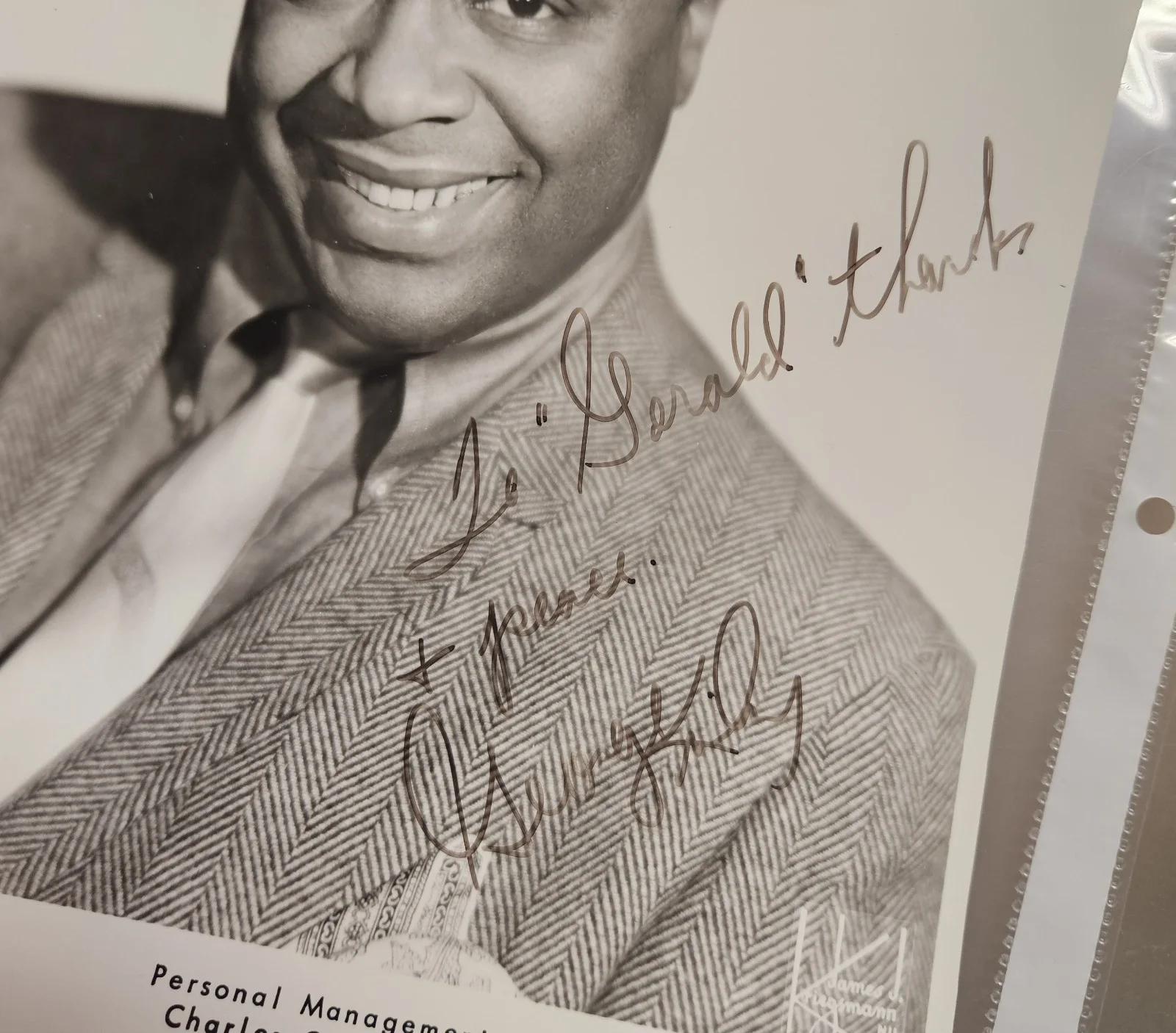 George Kirby — George Kirby Singer Actor Comedian Autograph 8x10 Photo COA KSA Entertainer, изображение 5
