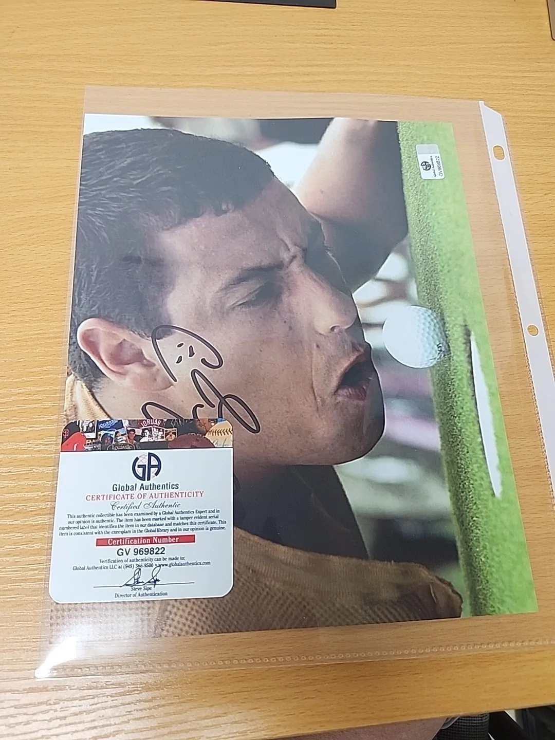 Adam Sandler Happy Gilmore Signed Photo with COA- Certificate of Authenticity, изображение 2