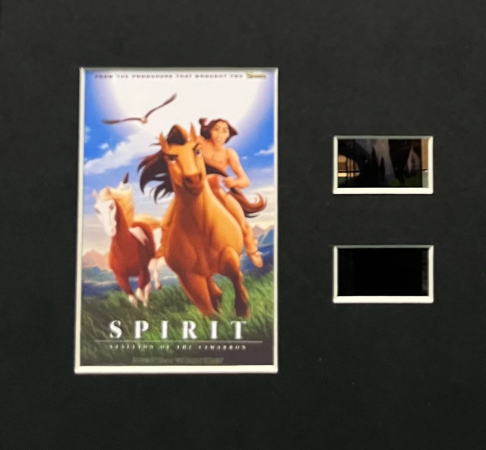 SPIRIT. The Stallion of Cimarron. 35mm Film Cell Mounted Display, изображение 2