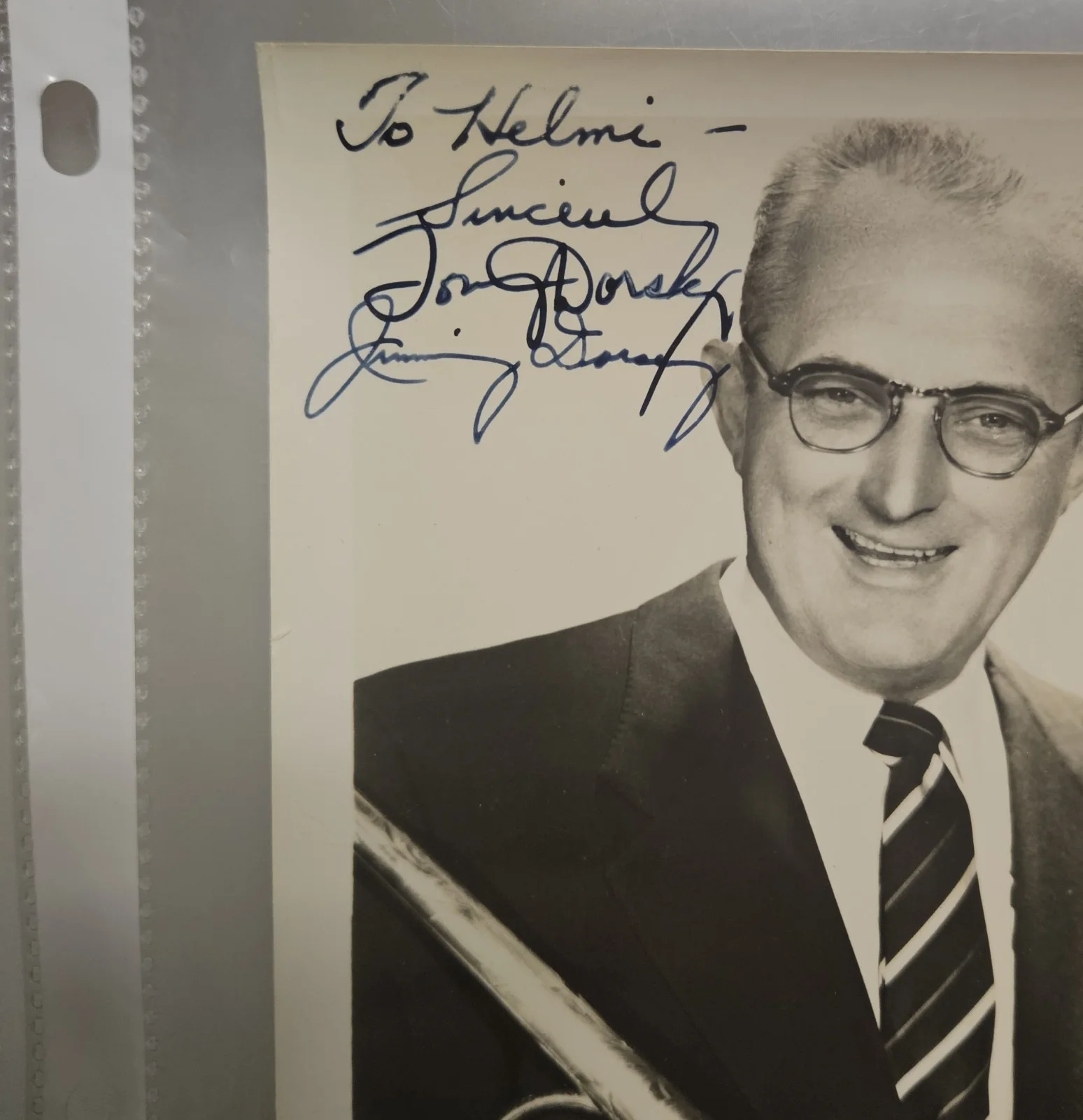 Tommy & Jimmy Dorsey Signed Autograph 8x10 Photo COA KSA Fabulous Dorseys, изображение 2