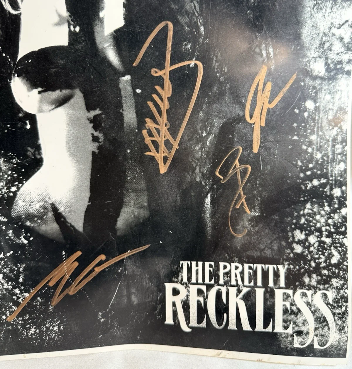 The Pretty Reckless Going to Hell Promo Poster Signed by Taylor Momsen and Band, image 2