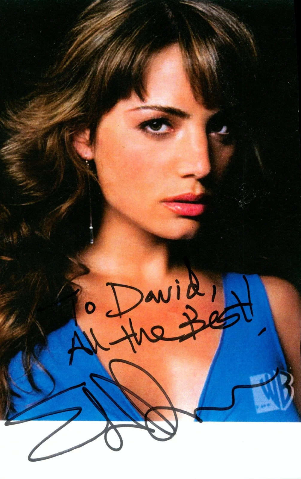 Erica Durance — Erica Durance Signed Autographed 4.5x7.5 photo Smallville Lois Lane Saving Hope