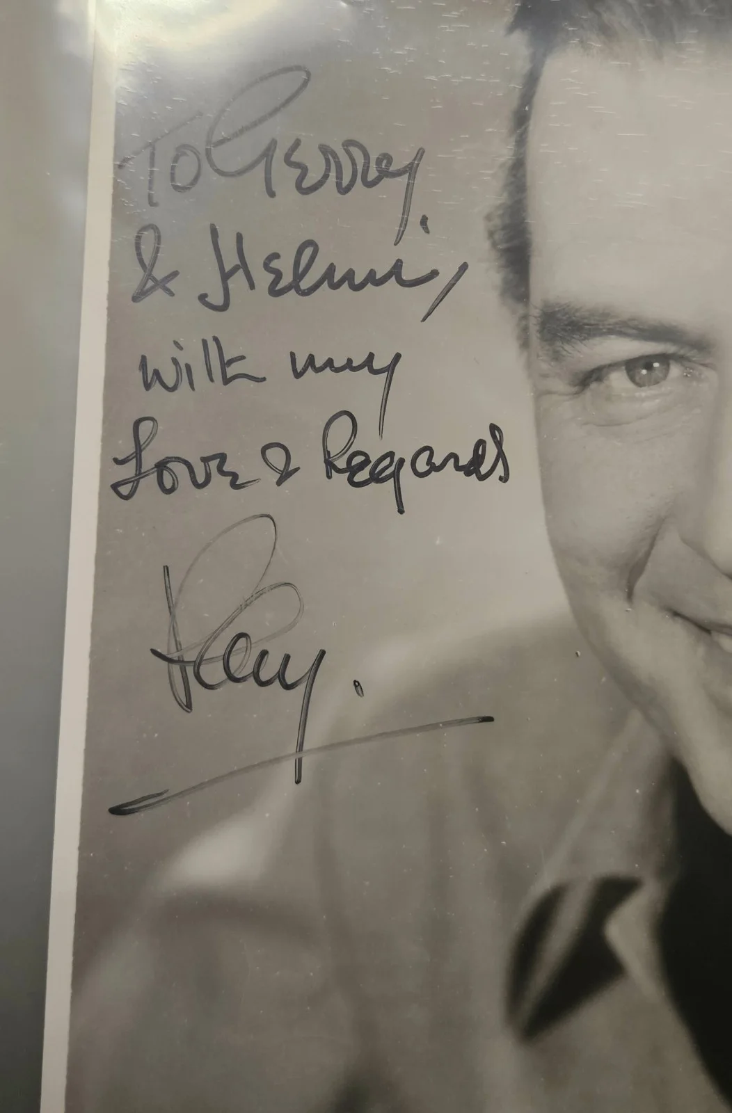 Ray Millard — Ray Millard Signed Autograph 8x10 Photo COA KSA Actor Oscar's Winner Vintage, image 2