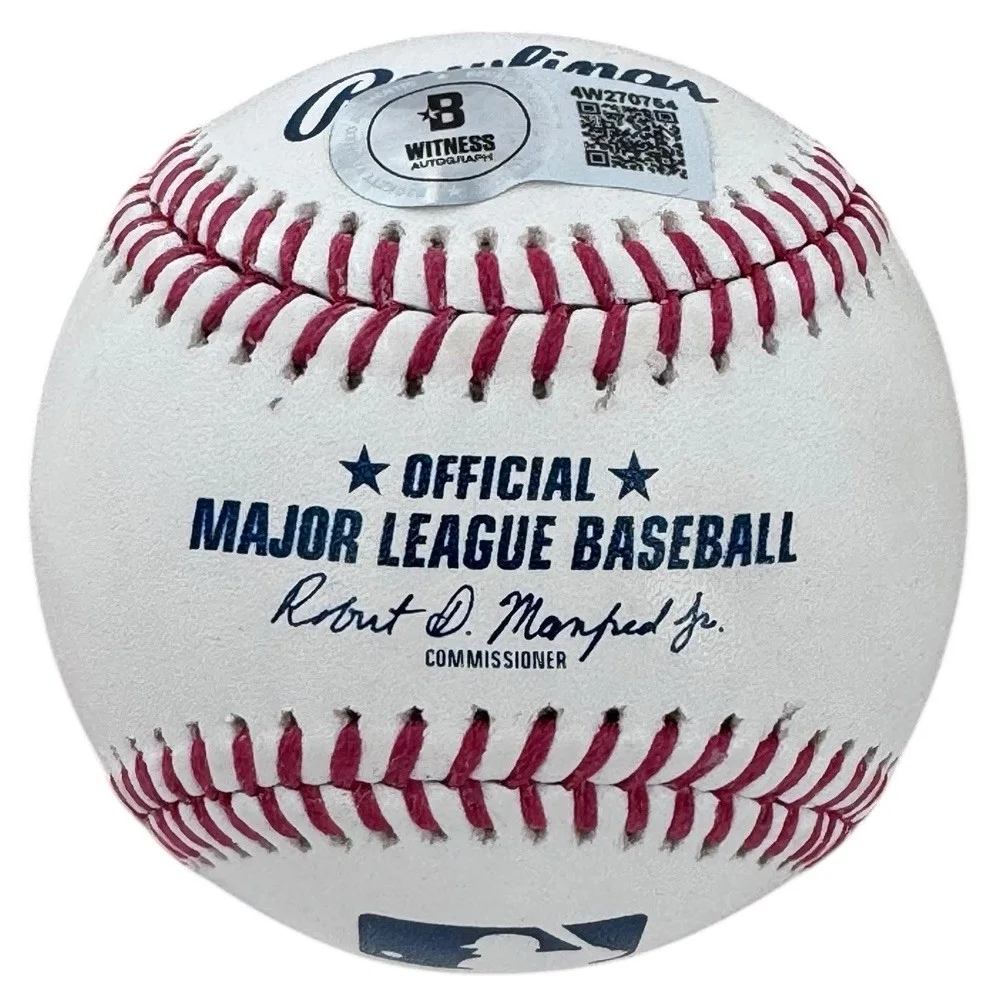 Linda Blair — Linda Blair Signed Major League Baseball MLB w/ "Regan" Beckett Witnessed, изображение 2