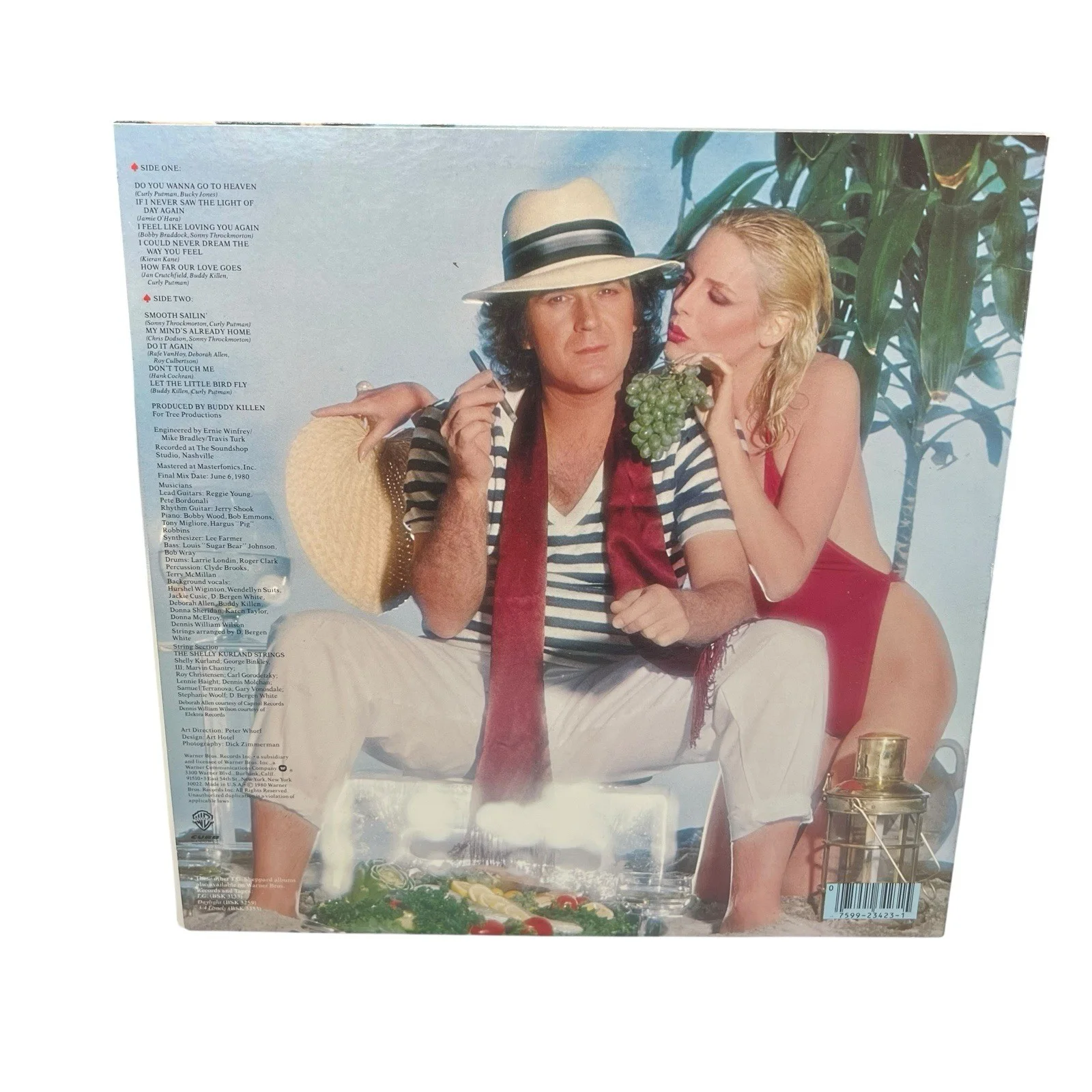 TG Sheppard Autographed Vinyl Record LP Merry X-Mas Inscription Smooth Sailin', image 2