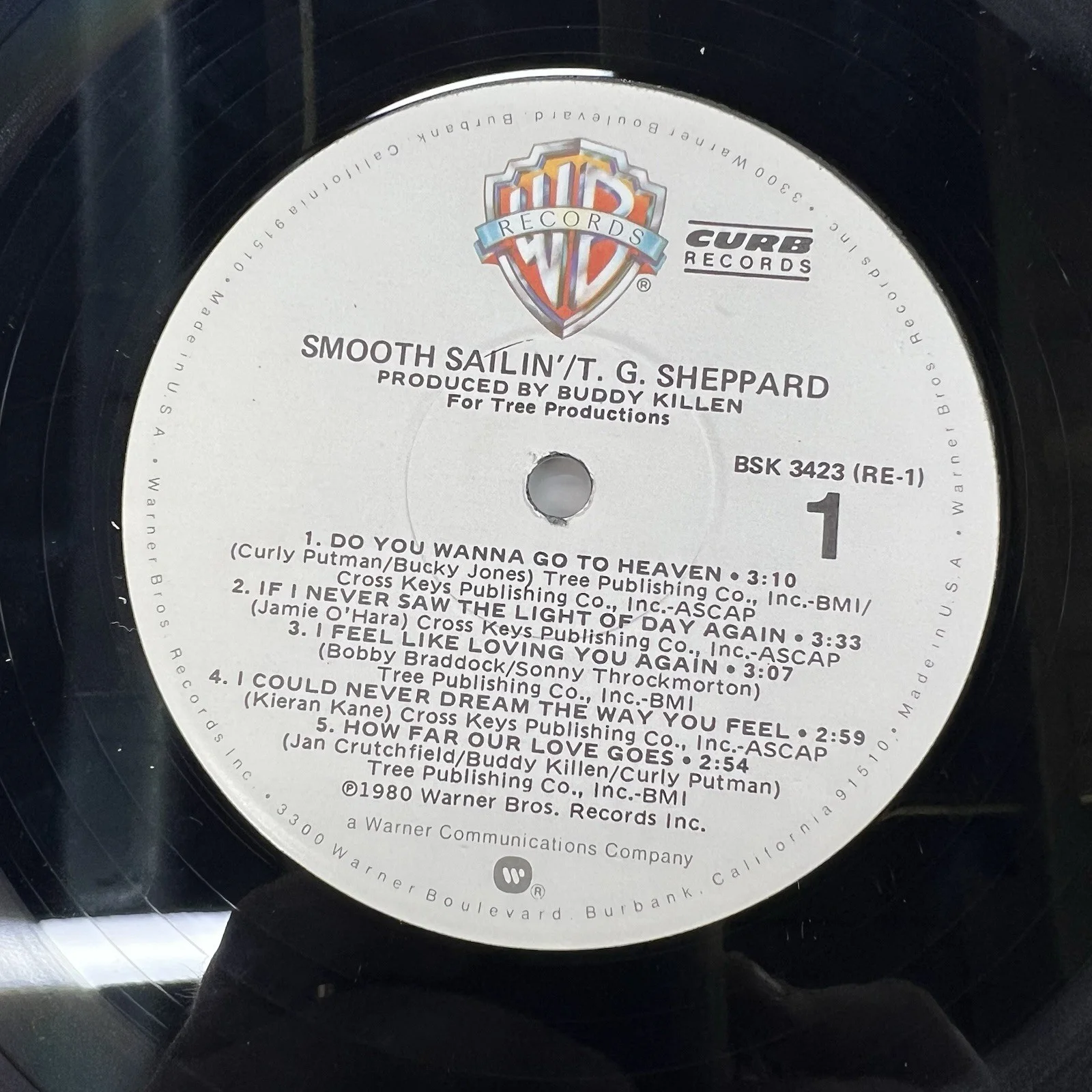 TG Sheppard Autographed Vinyl Record LP Merry X-Mas Inscription Smooth Sailin', image 5