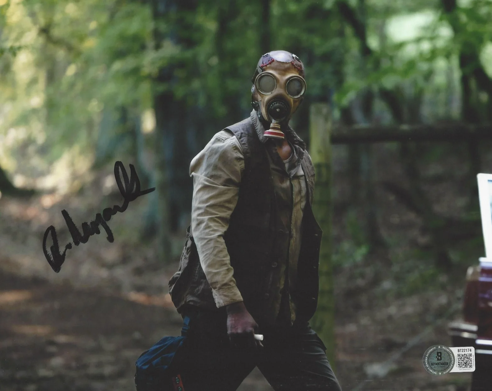 ROB MORGAN SIGNED 'TEACUP' 8x10 PHOTO 2 AUTOGRAPH ACTOR BECKETT BAS COA, изображение 2