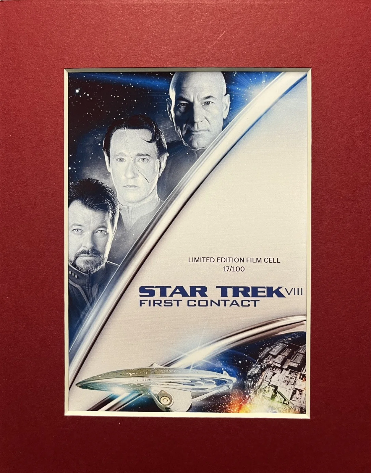 STAR TREK First Contact. 35mm Film Cell Mounted Display, изображение 3