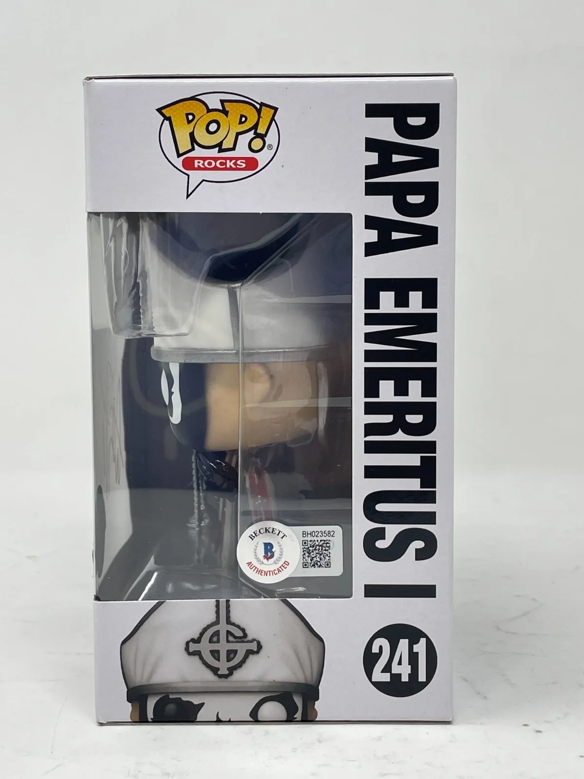Tobias Forge Ghost Signed Funko Pop Papa Emeritus I #241 Autograph Beckett COA, image 3