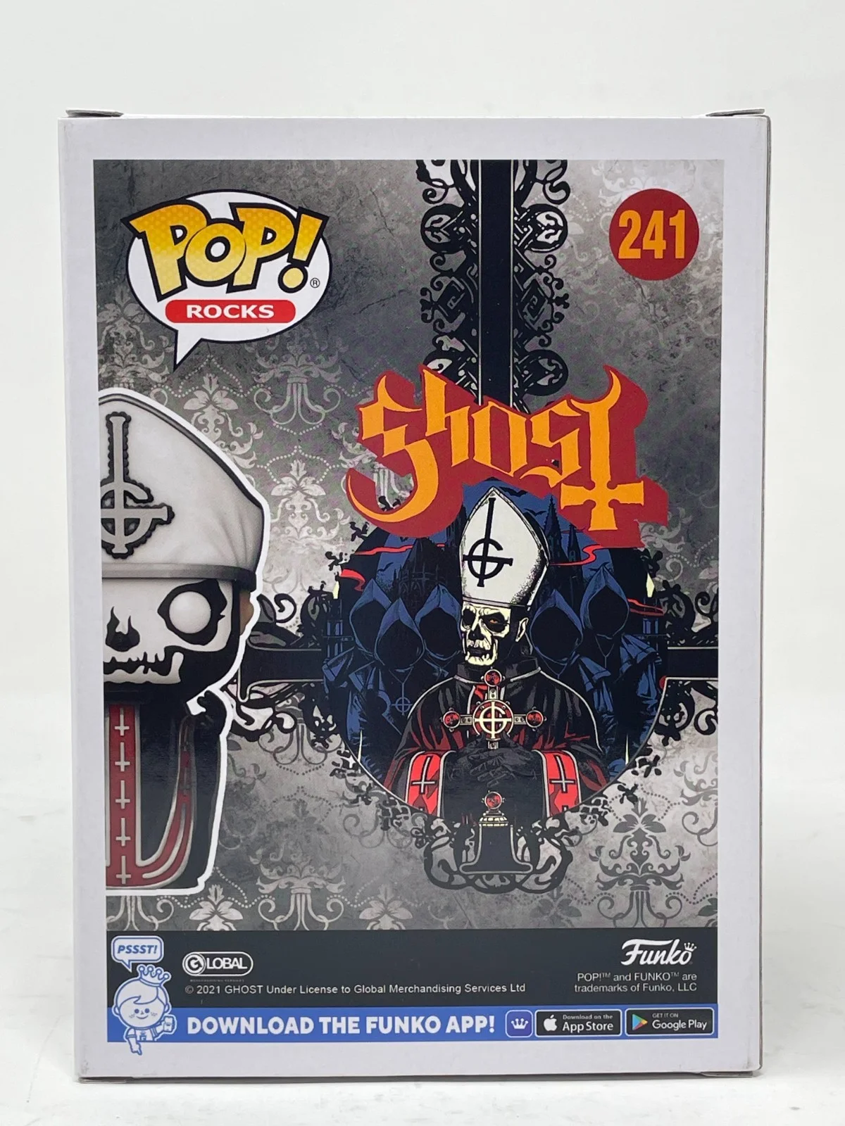 Tobias Forge Ghost Signed Funko Pop Papa Emeritus I #241 Autograph Beckett COA, image 5