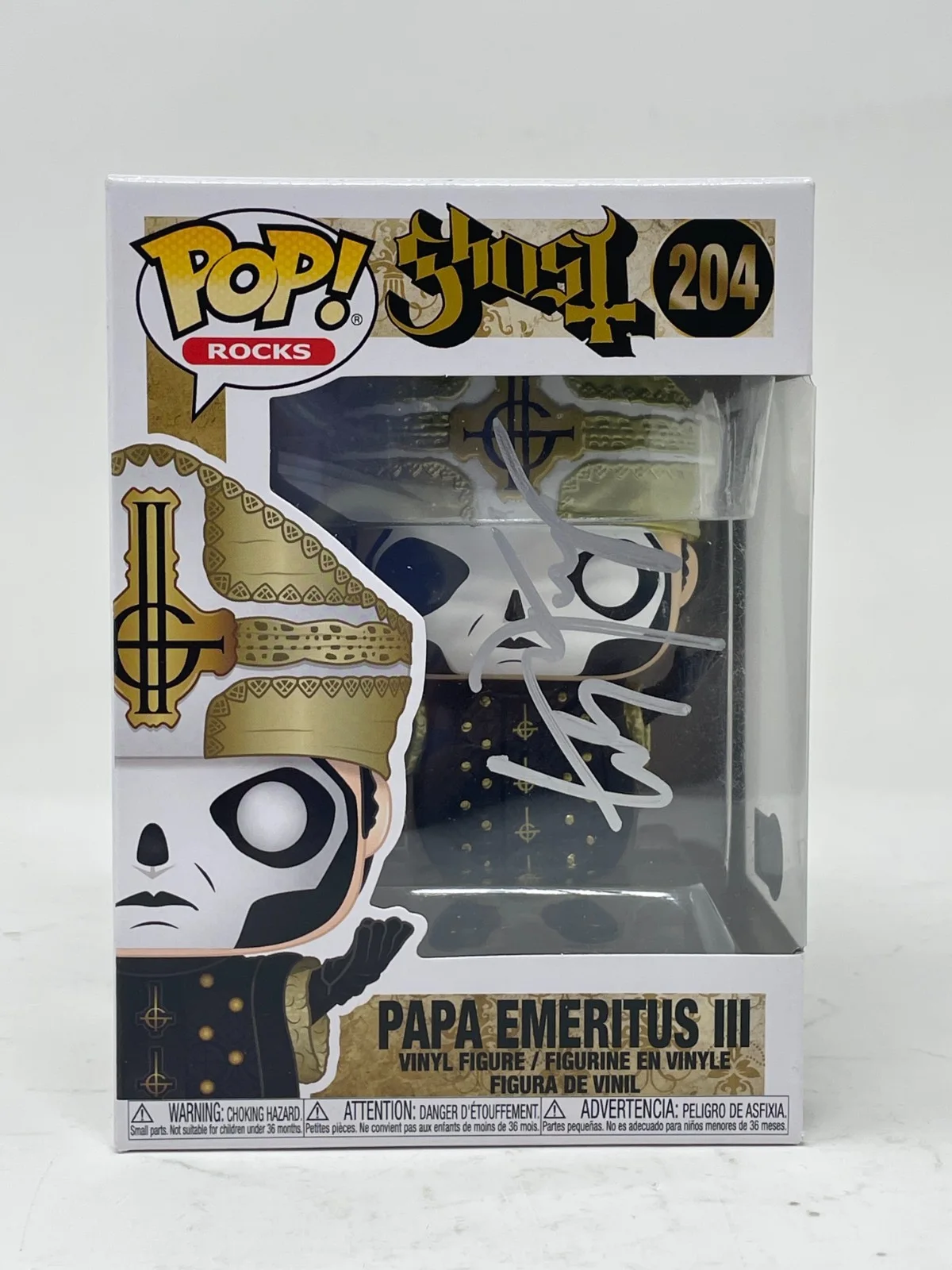 Tobias Forge Signed Papa Emeritus III Funko Pop Ghost Band Autograph Beckett COA, изображение 2