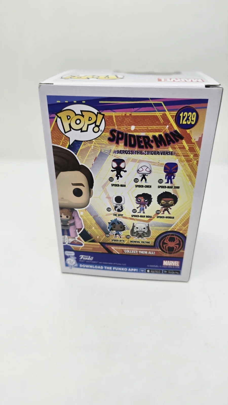 jake johnson — Jake Johnson Signed Spider-Man Across The Spiderverse Funko Pop #1239 SWAU, изображение 4