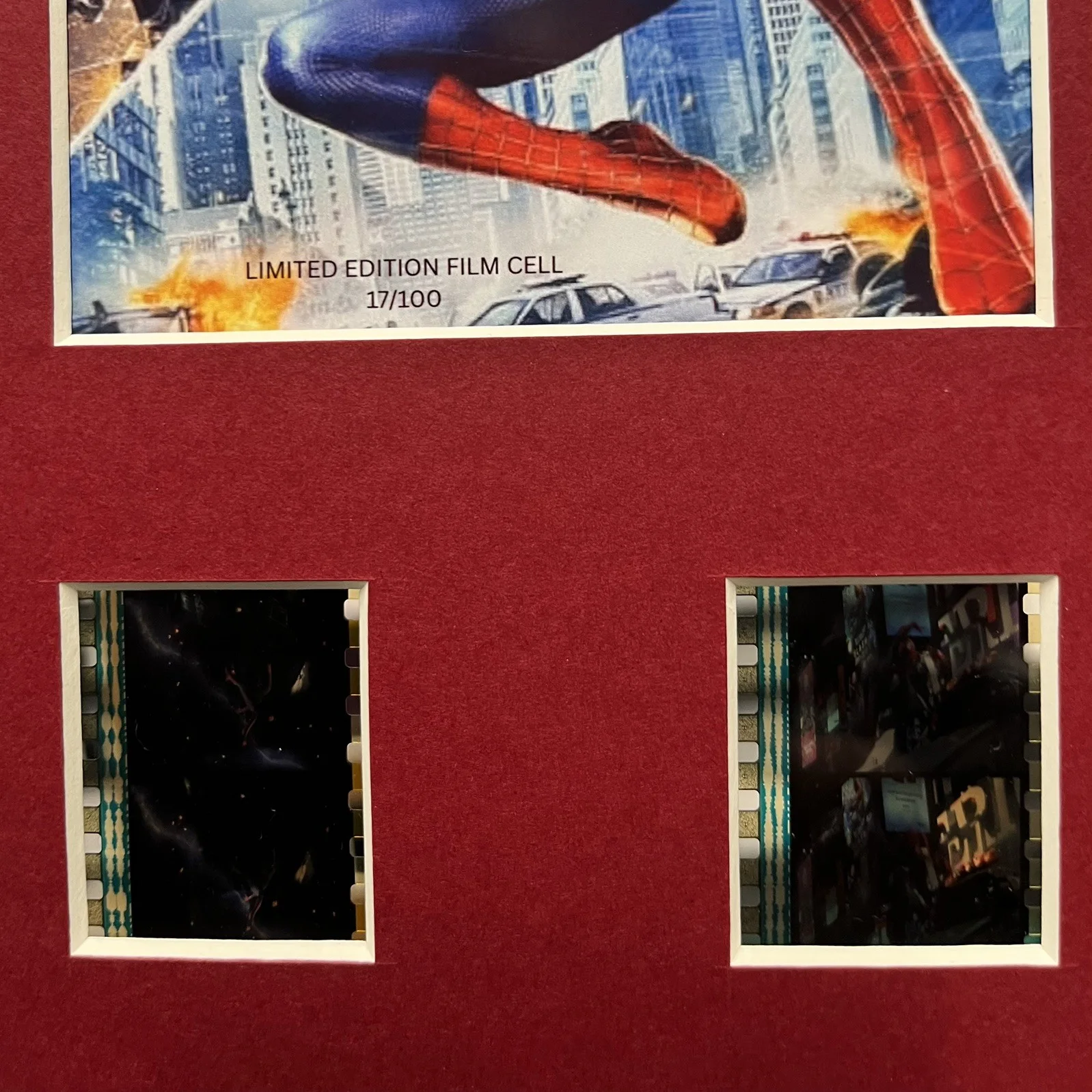 THE AMAZING. SPIDER - MAN 2. 35mm Film Cell Mounted Display, изображение 3
