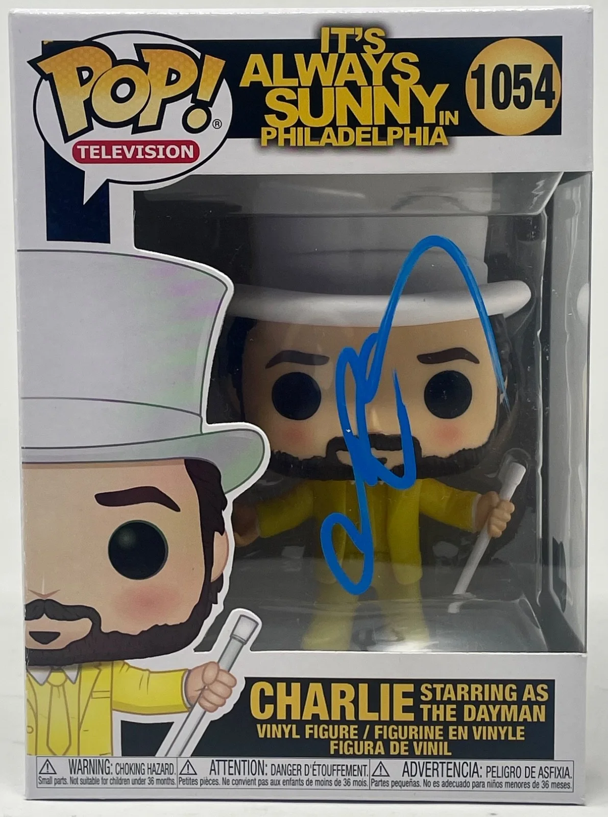 Charlie Day — Charlie Day Signed It's Always Sunny in Philadelphia Funko Pop Dayman Beckett, изображение 2