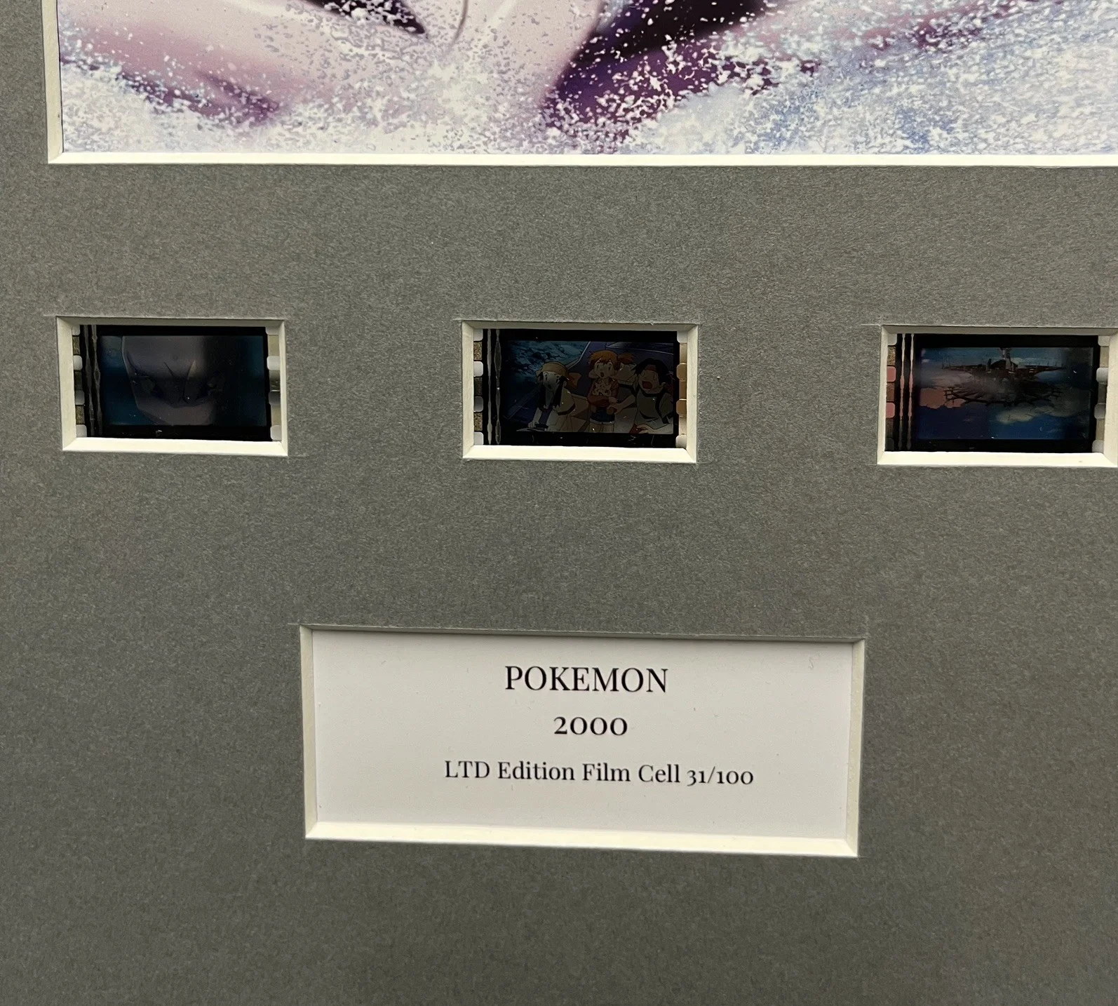POKÉMON. The Movie. 2000. . 35mm Film Cell Mounted Display, image 3