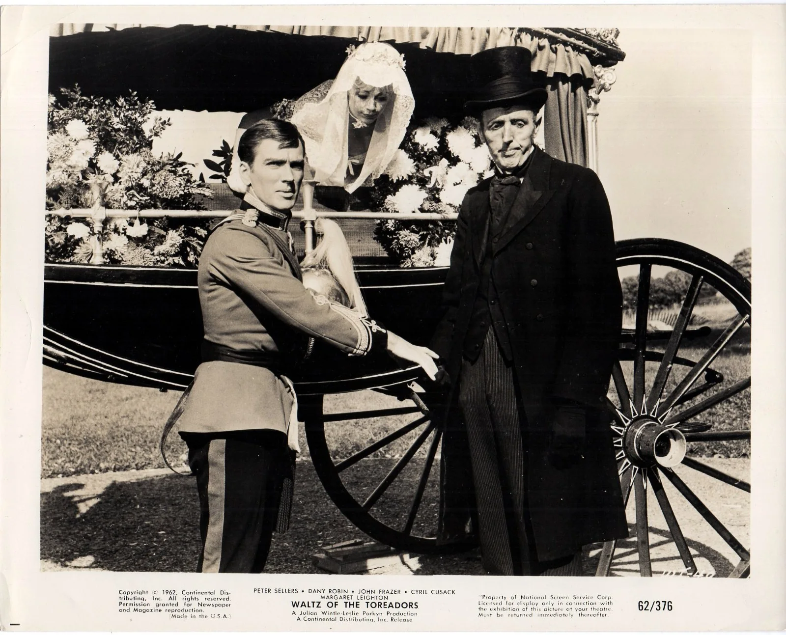 WALTZ OF THE TOREADORS 1962 Peter Sellers, Dany Robin 7 10x8 STILLS, изображение 5