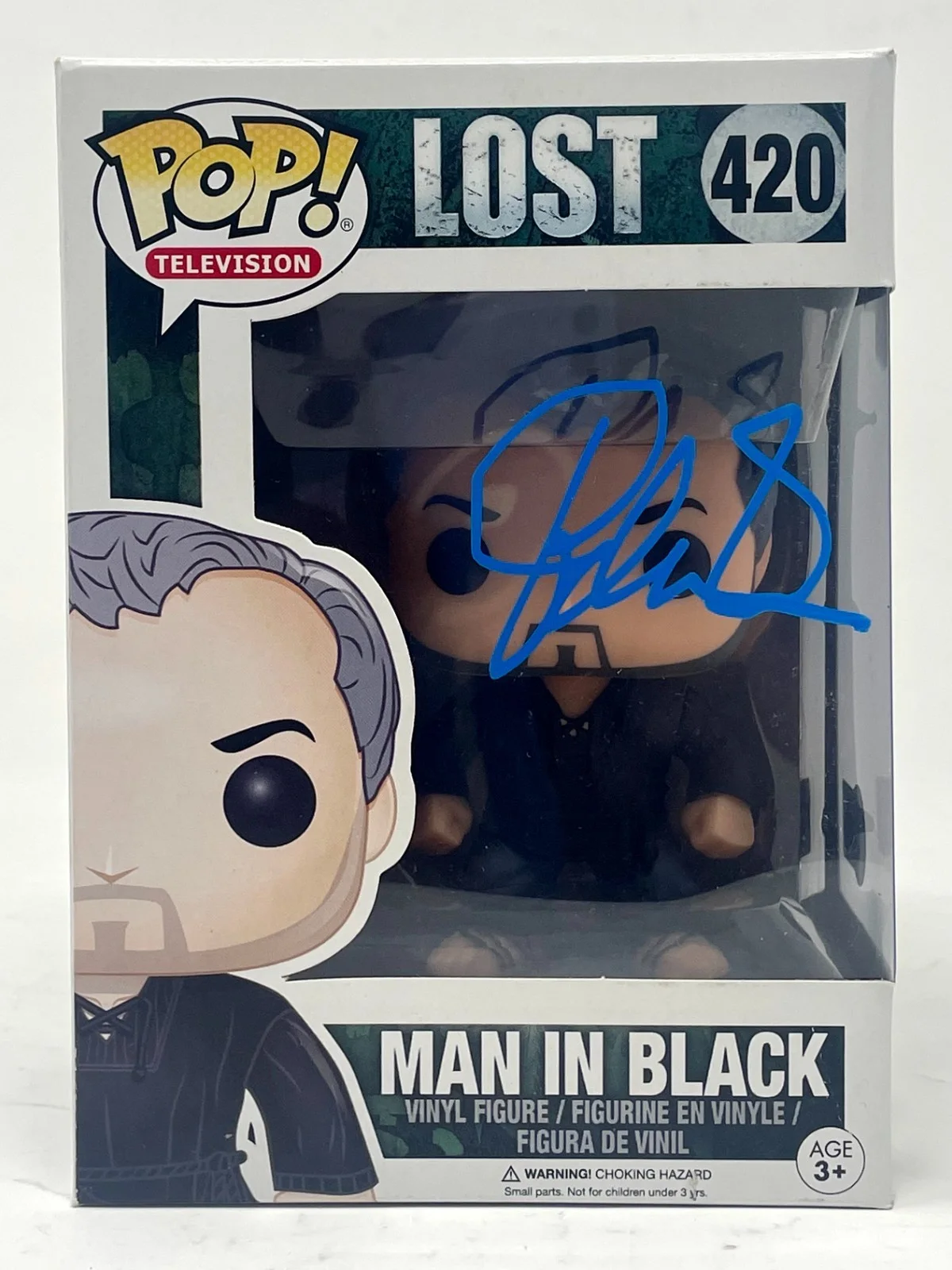 Titus Welliver — Titus Welliver Signed Autograph Lost The Man In Black Funko Pop TV #420 BAS COA, изображение 2