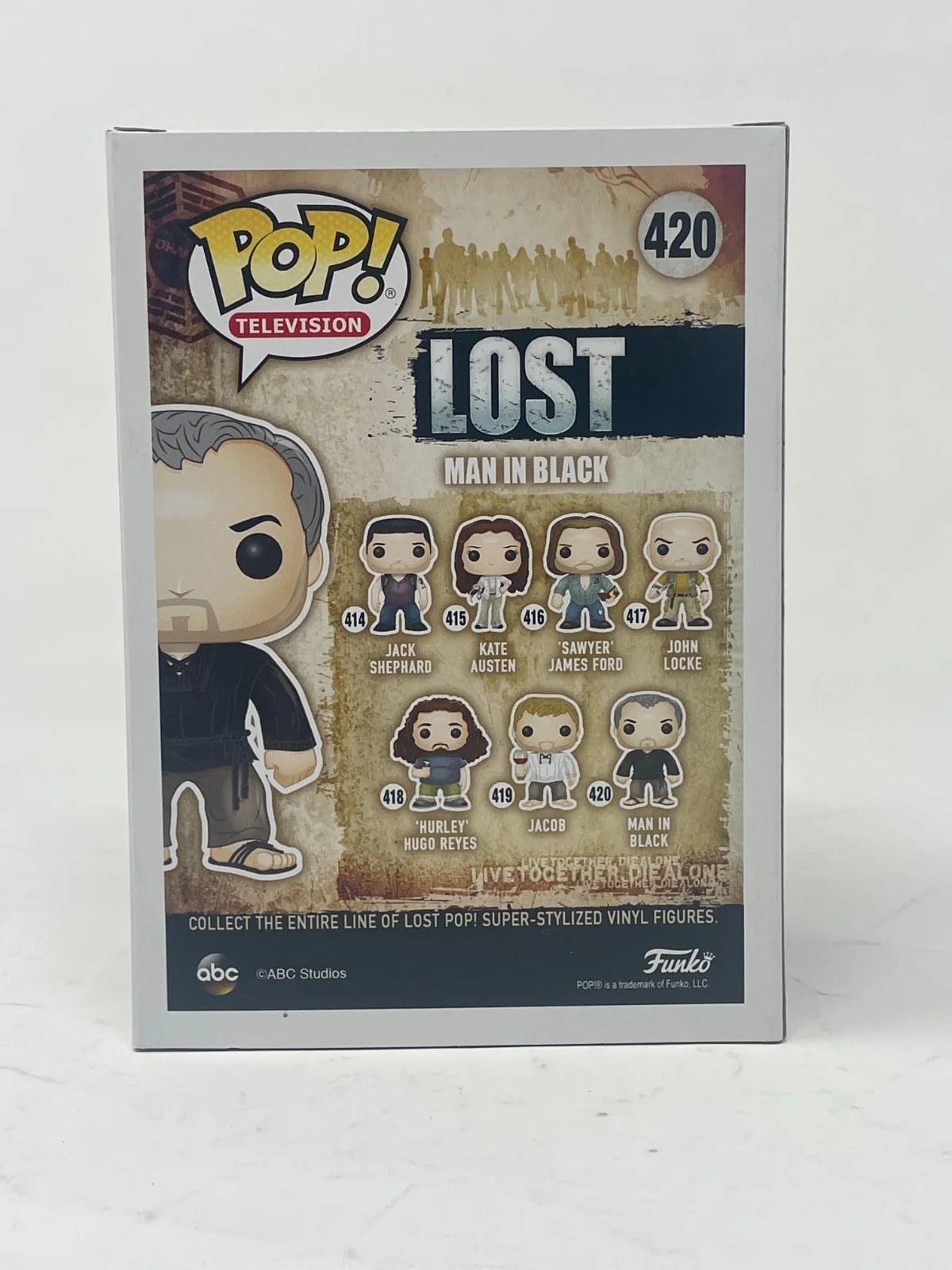 Titus Welliver — Titus Welliver Signed Autograph Lost The Man In Black Funko Pop TV #420 BAS COA, изображение 5
