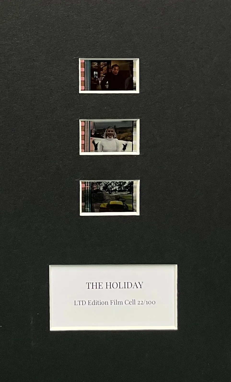 THE HOLIDAY. . 35mm Film Cell Mounted Display, image 3