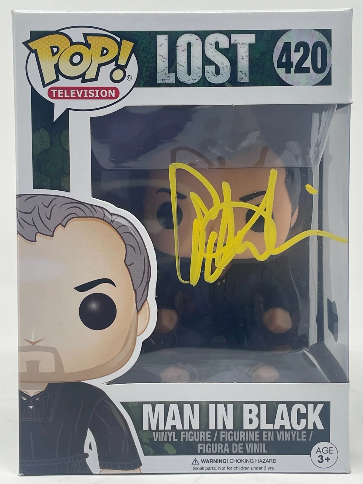 Titus Welliver — Titus Welliver Signed Autograph Lost The Man In Black Funko Pop 420 Beckett COA, изображение 2