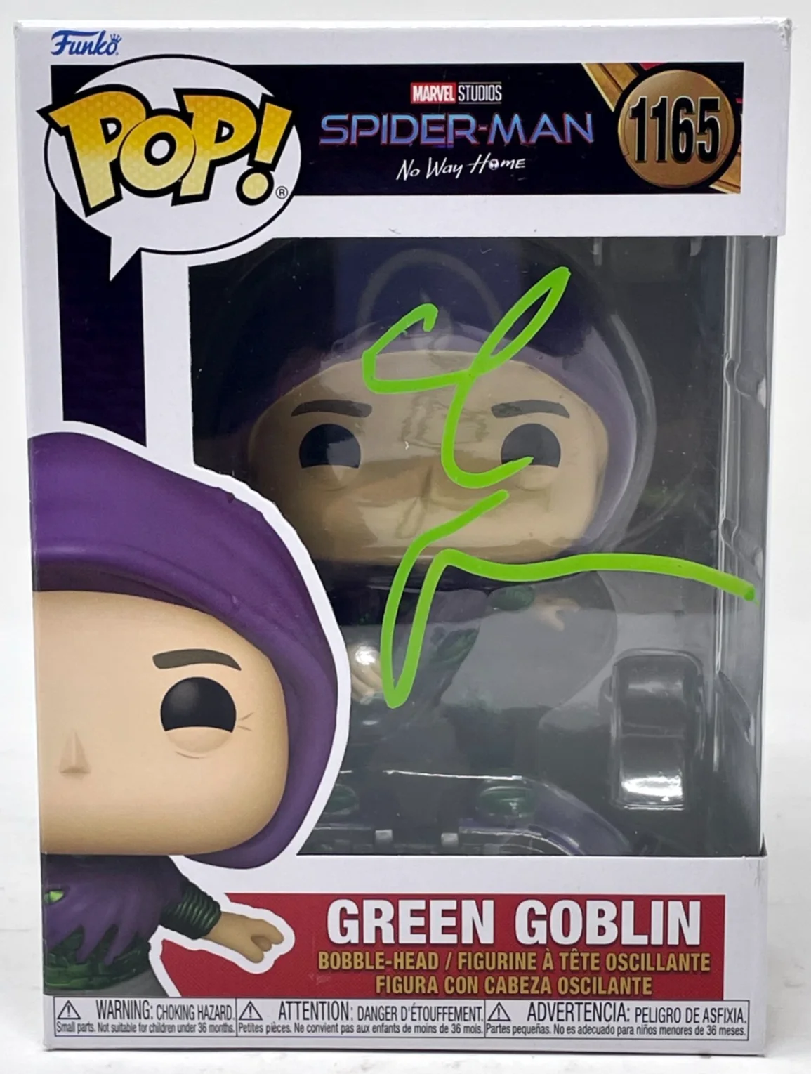Willem Dafoe — Willem Dafoe Signed Autograph Green Goblin Funko Pop Spider-Man Marvel Beckett, изображение 2