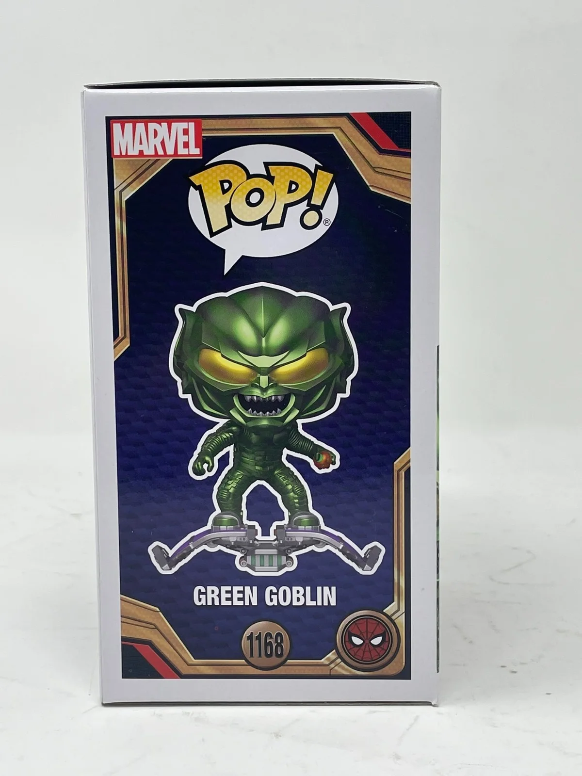 Willem Dafoe — Willem Dafoe Signed Autograph Green Goblin Funko Pop Spider-Man Marvel 1168 BAS, image 4