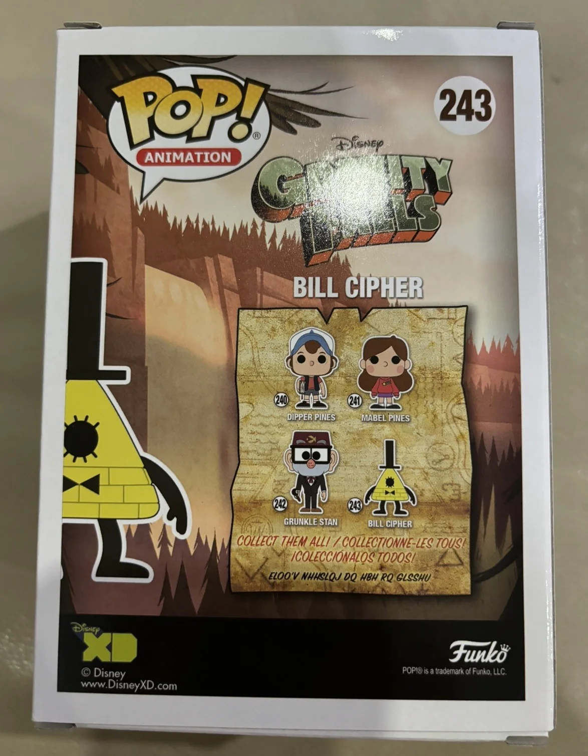 Alex Hirsch — Bill Cipher Chase Funko Pop Signed by Alex Hirsch Gravity Falls Authenticated, image 2