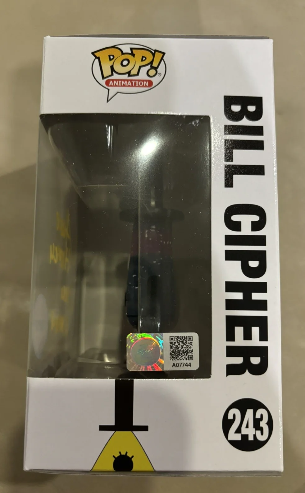 Alex Hirsch — Bill Cipher Chase Funko Pop Signed by Alex Hirsch Gravity Falls Authenticated, image 5